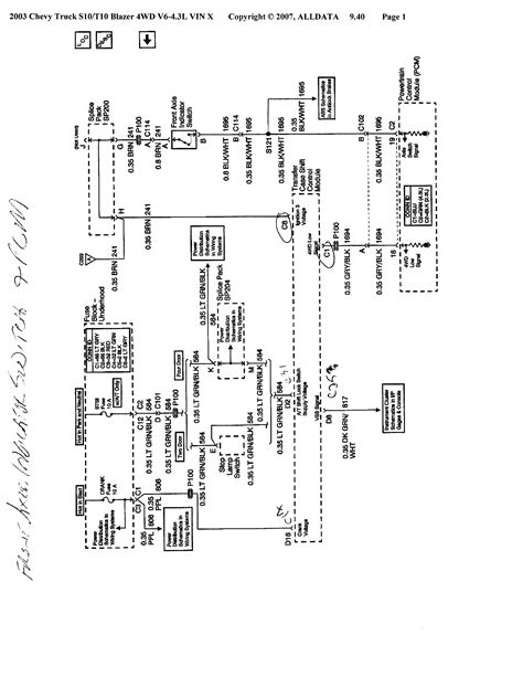 2001 Chevy S10 Fuel Pump Wiring Diagram